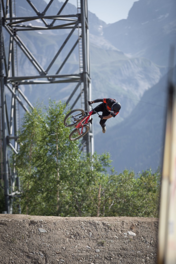 Freeride mountain biking