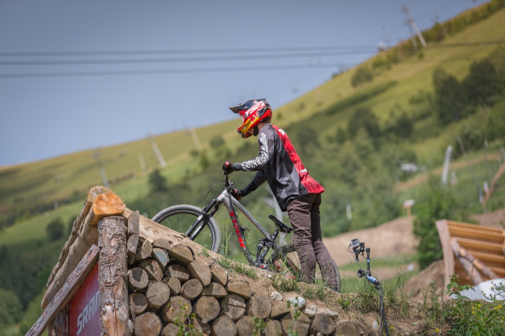 Freeride mountain biking