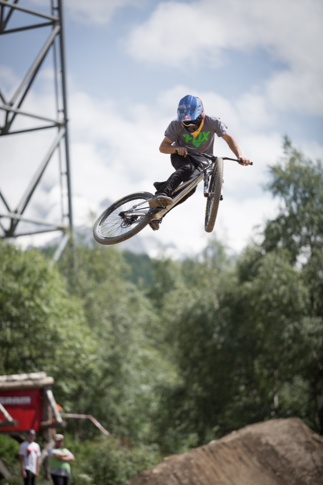Freeride mountain biking