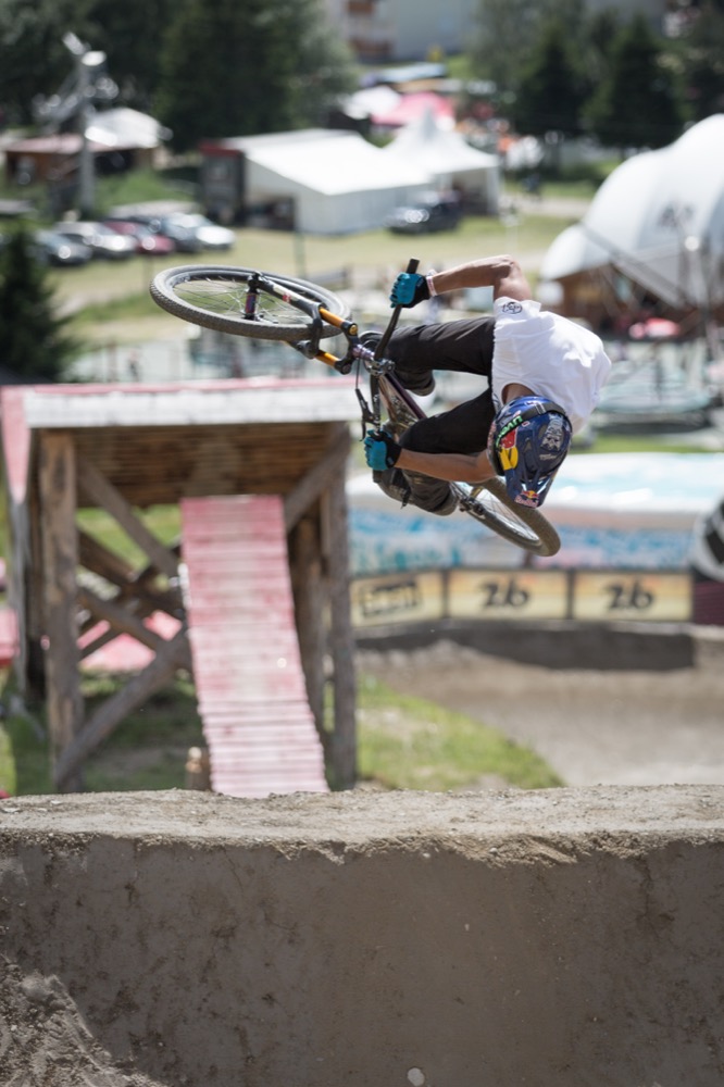 Freeride mountain biking