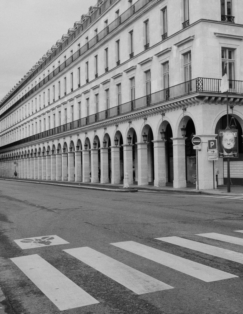 Black and white street photograph