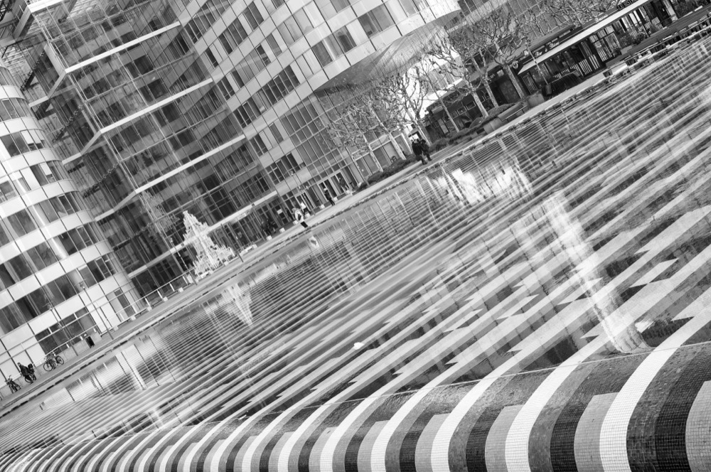 Black and white street photograph