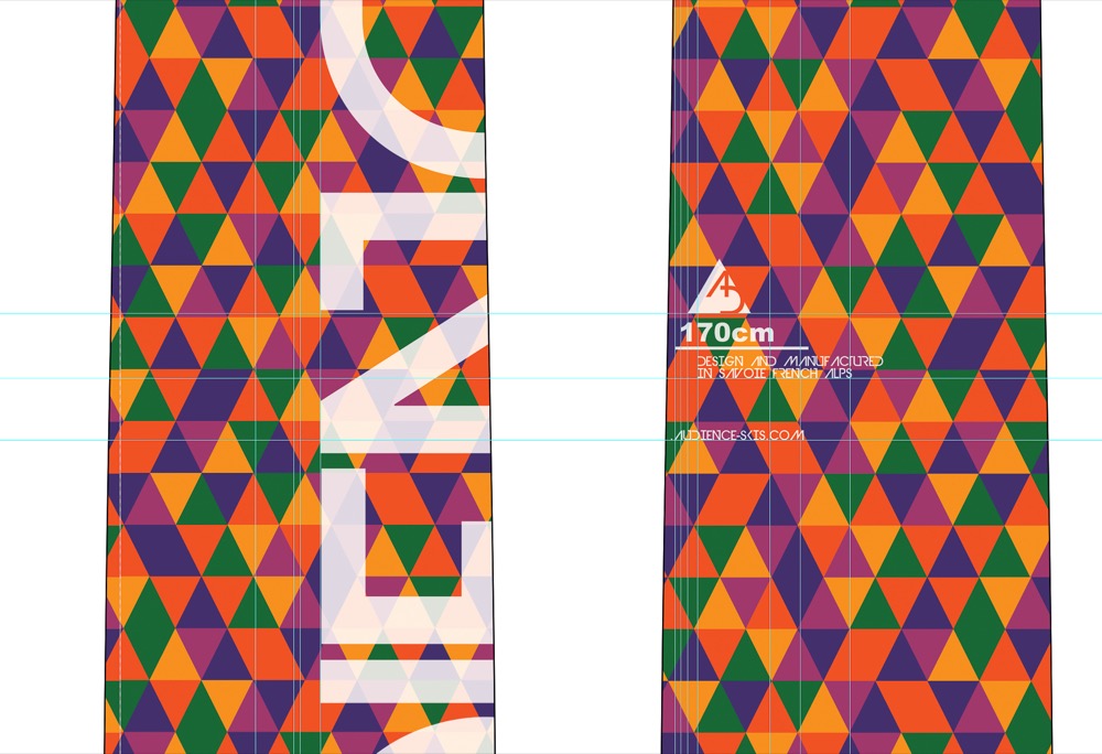 Audience ski graphic